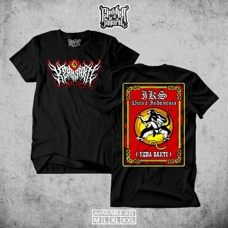T-shirt/kaos Pakem ikspi kera sakti premium sablon high quality by fighter apparel