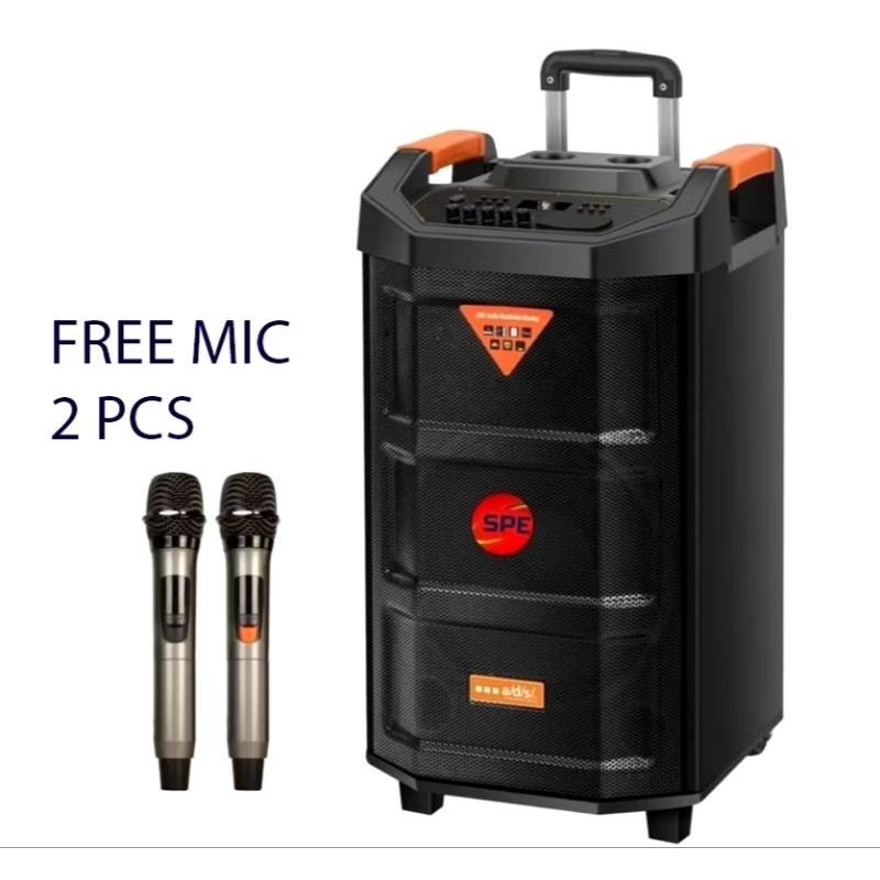 Speaker Trolley TC15F 15 inch / Speaker DAT ADS Bluetooth TC 15 F 15inch