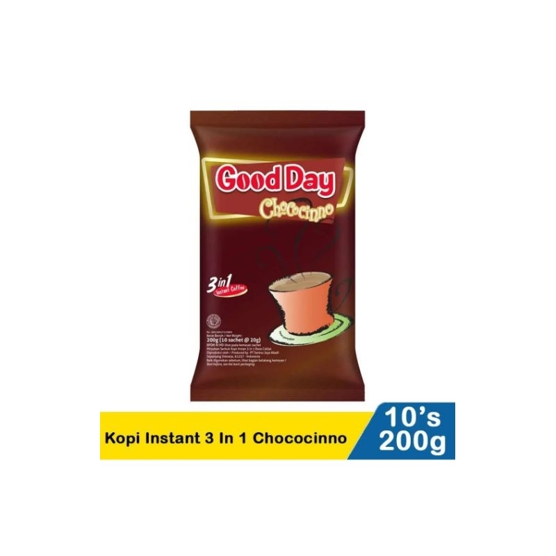

Good Day Goodday Kopi Coffee Instant 3in1 10*20gr (1 Pack)