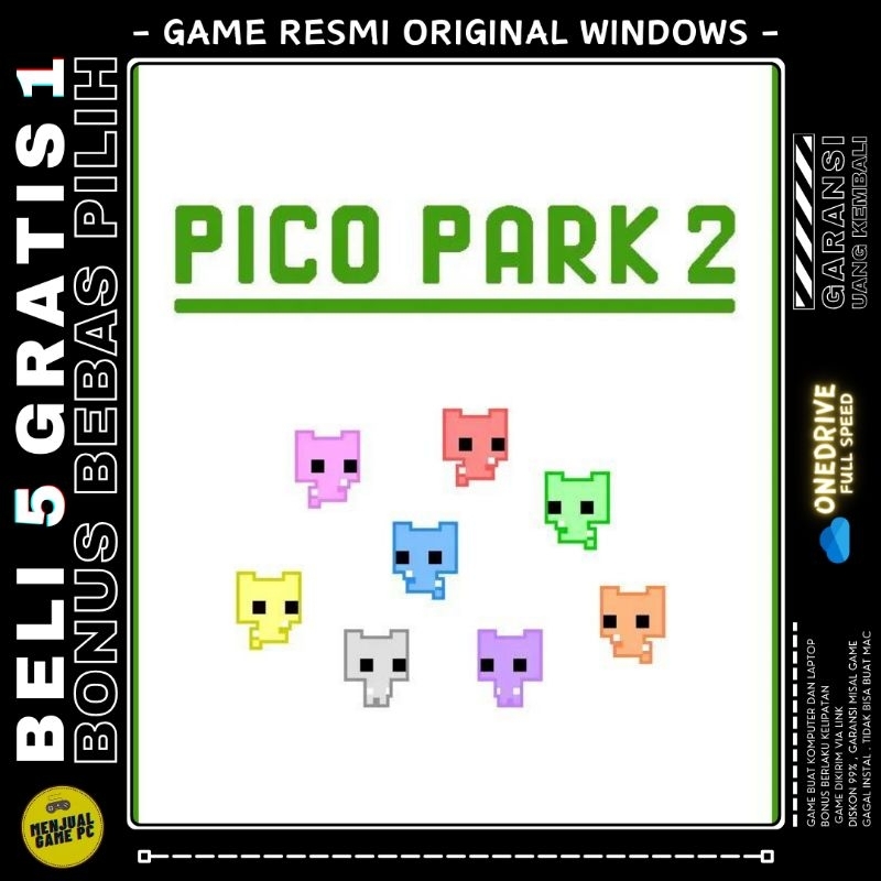 PICO PARK 2 - GAME LAPTOP - GAME PC - ORIGINAL WINDOWS
