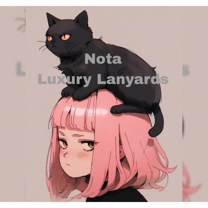 

Nota Luxuries Lanyard Beads || Gantungan ID Card Karakter Lucu