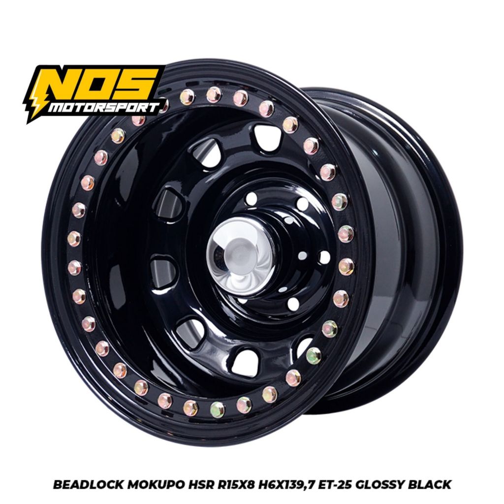 VELG MOBIL HARDTOP TERRANO HILUX TRITON R15 HSR BEADLOCK MOKUPO LEBAR 8