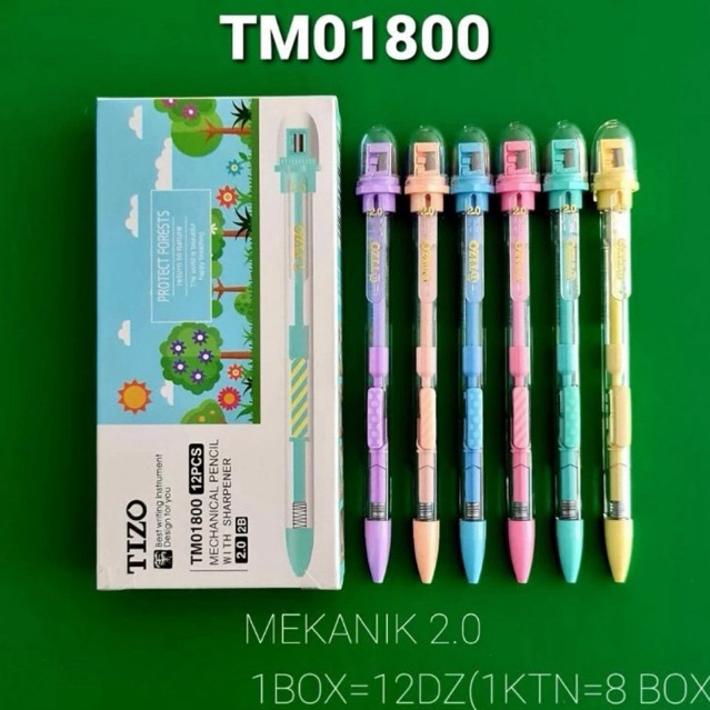 

PENSIL MEKANIK 2,0 TIZO 01800/12 PCS