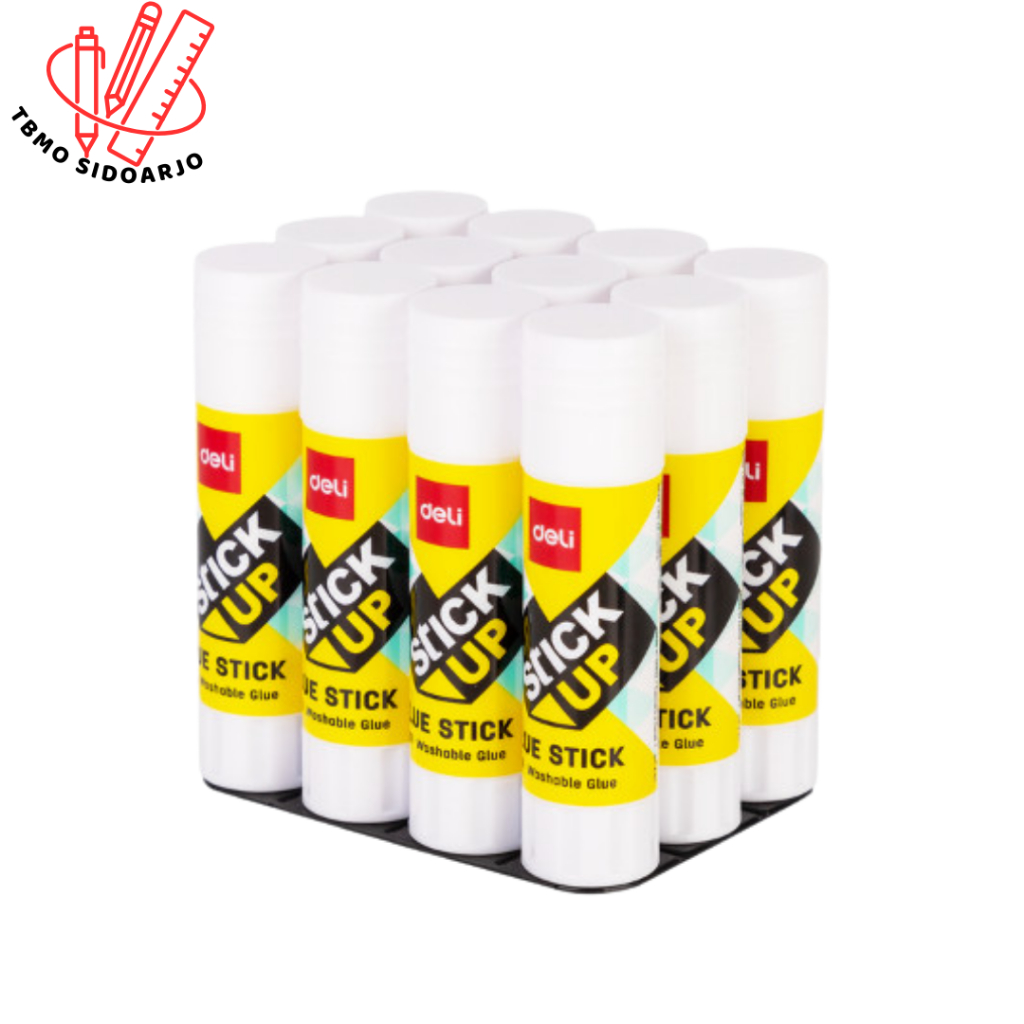 

TBMO Deli Glue Stick / Lem Kertas Batangan 9gram Daya Rekat Kuat E7101 - 9gr