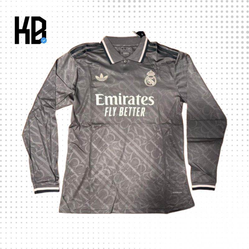 LONGSLEEVE - Jersey Lengan Panjang Real Madrid Third (3rd) 2024/2025 Long Sleeve