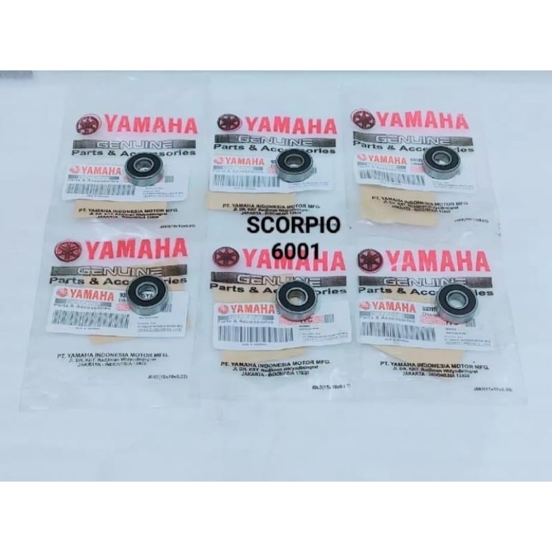PAKET BEARING BERING LAHAR LAHER PROLINK UNITRACK RACING YAMAHA SCORPIO 6PCS