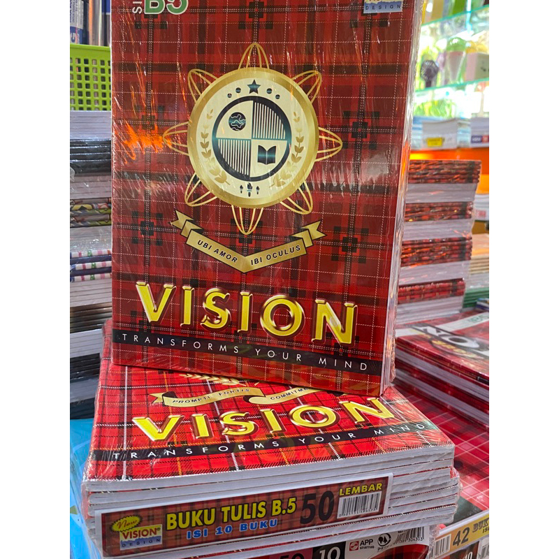 

(PACK) BUKU TULIS BOXY VISION ISI 50 LEMBAR