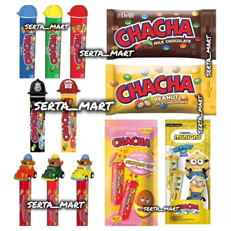 

Chacha Minis Toys / Cha Cha Milk Chocolate / Peanut 40gr / Minis Surprise / Police 30gr