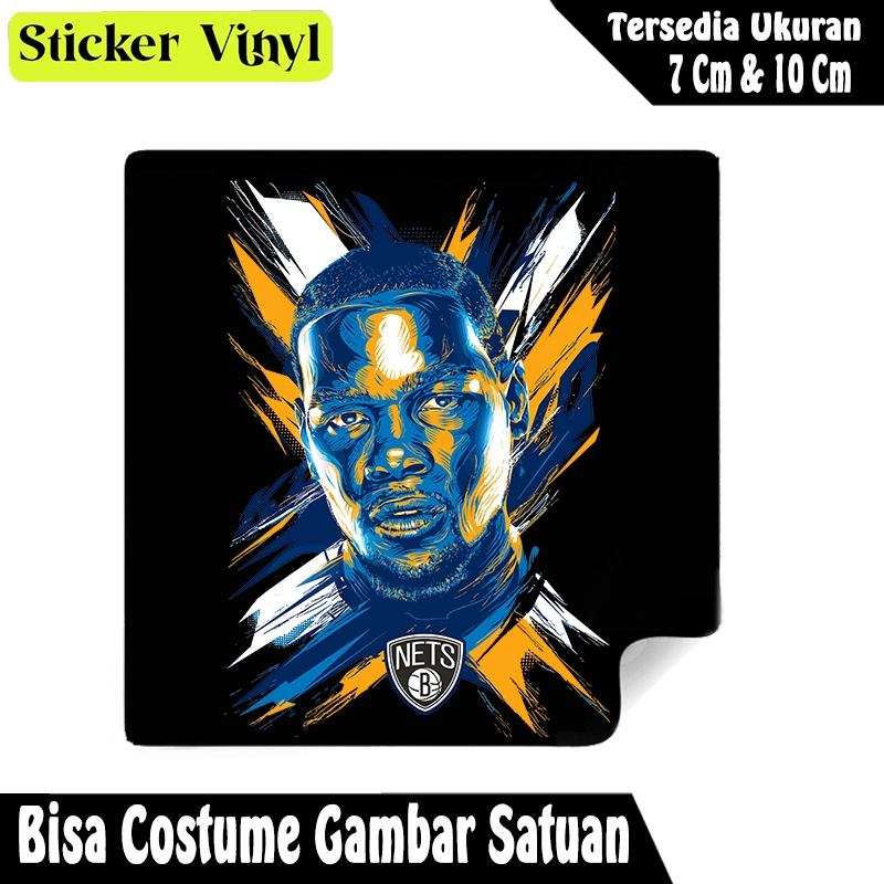 

Radit667 Stiker Sticker Pemain Basket Kevin Durant Nets Bahan Vynil Tahan Air Bisa Custom Gambar