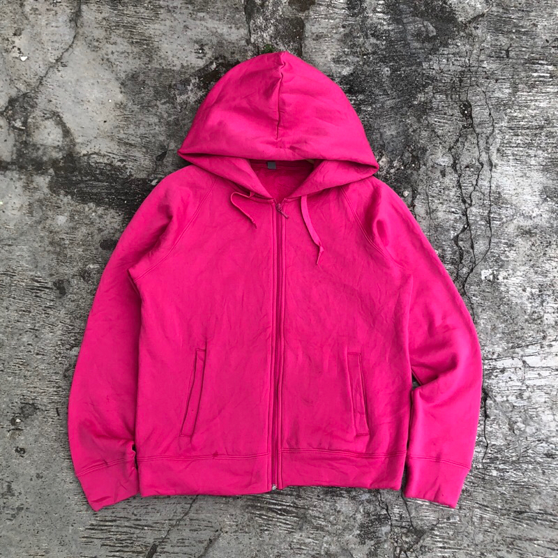 jaket jumper jemper Zip hoodie uniqlo basic polos #htxhd117 original brand asli ori murah