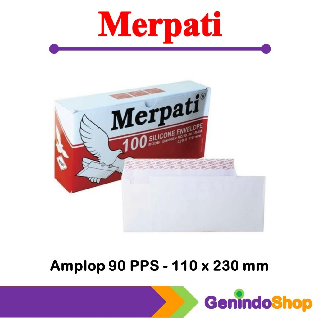 

Amplop Putih 90 Merpati