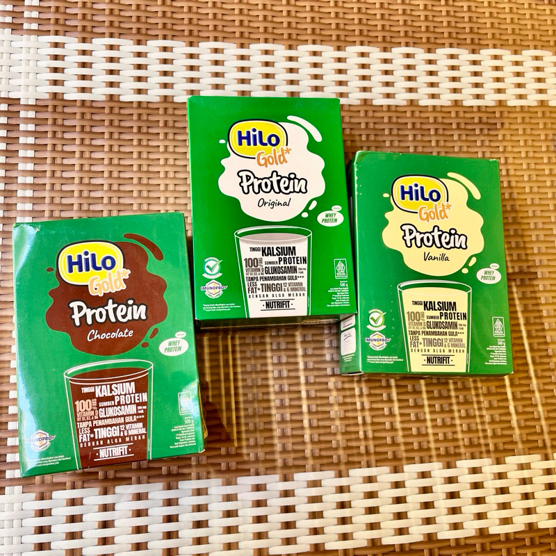 

Hilo Gold Chocolate / Vanilla / Original 500 gram - Susu Tinggi Kalsium