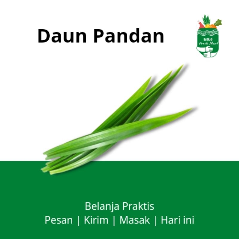 

Daun Pandan Per 1 Ikat - Baba Freshmart