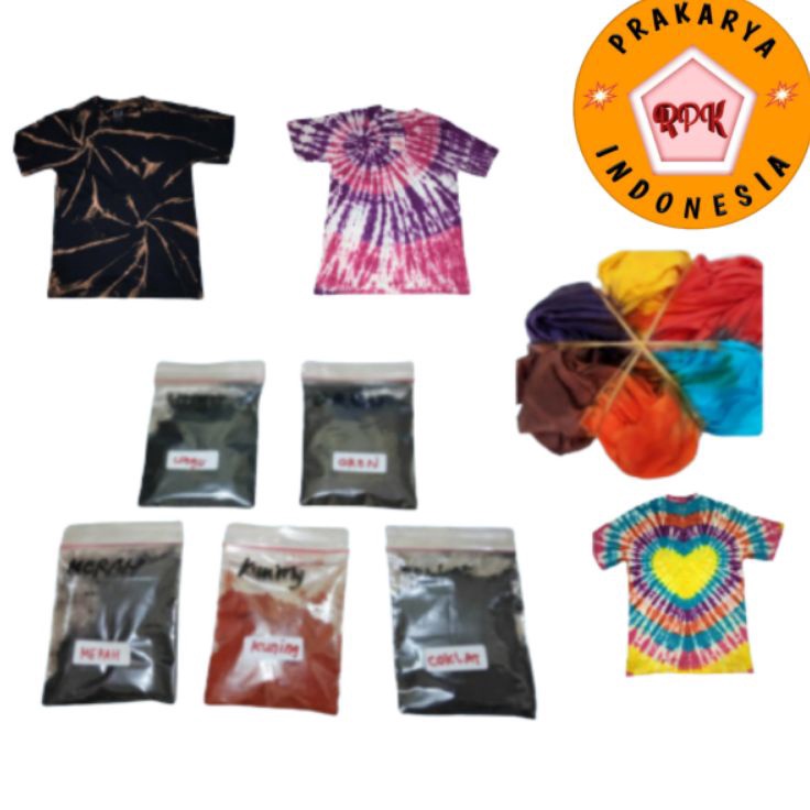 

Serba Murah REMASOL Tie dye pewarna kaos batik jumputan baju taplak