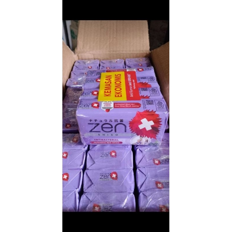 1 karton sabun zen isi 72pcs
