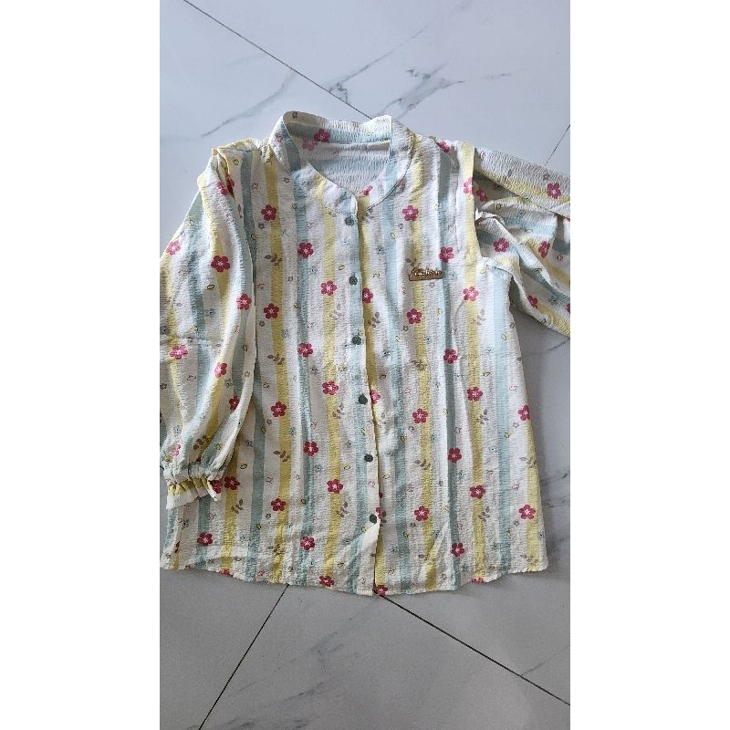 Atasan crinkle premium