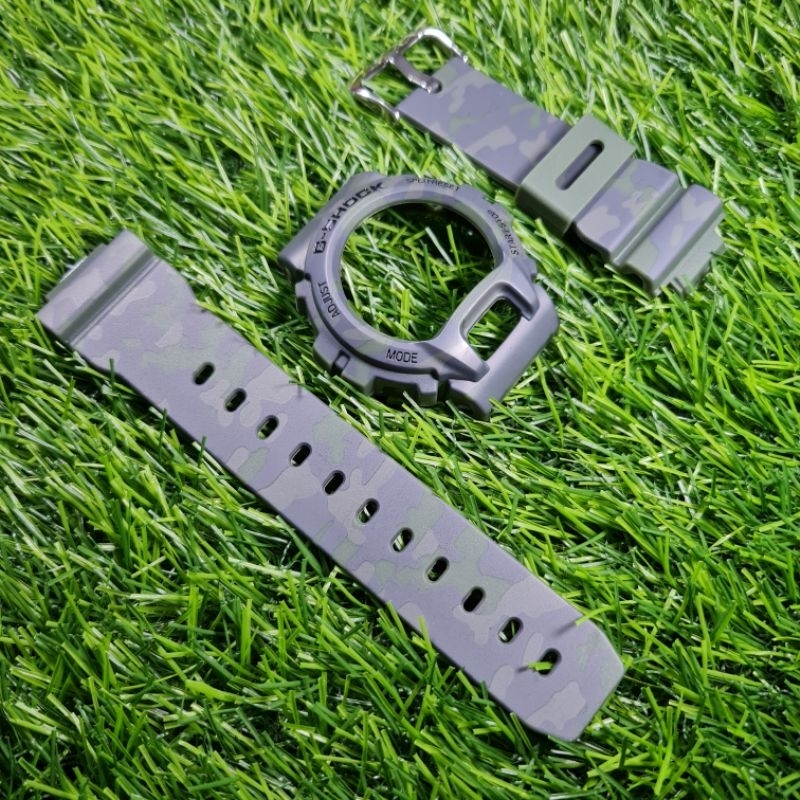 BNB BEZEL N STRAP GSHOCK G-SHOCK DW6900 DW-6900 DW6600 GREEN CAMO