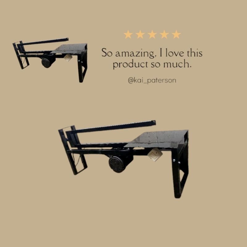 Scroll Saw rakitan lokal (gergaji oklok)panjang 100cm