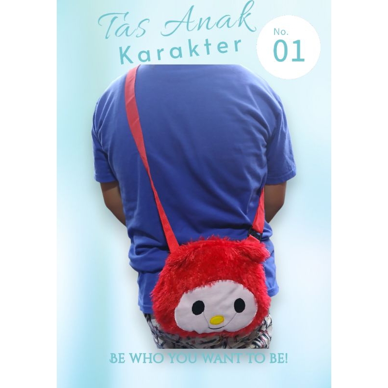 Tas Boneka selempang korea anak lucu , tas boneka anak lucu banyak karakter