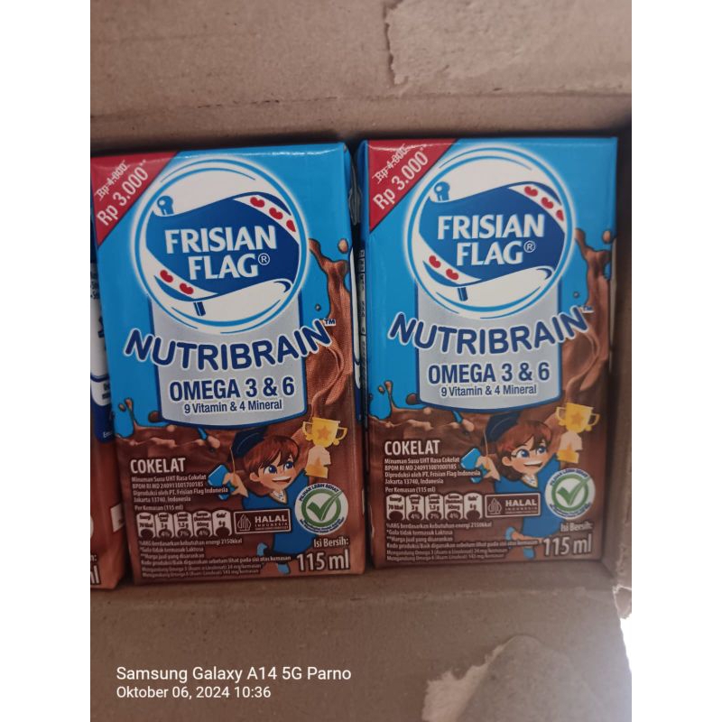 

susu uht Frisian flag nutribrain