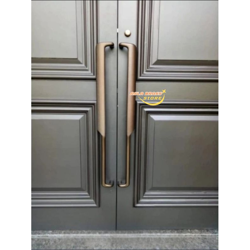 Handle Pintu Rumah Gagang Pintu Rumah Handle Pintu Kuningan Handle Aesthetic Motif Stik Luxury 100 C