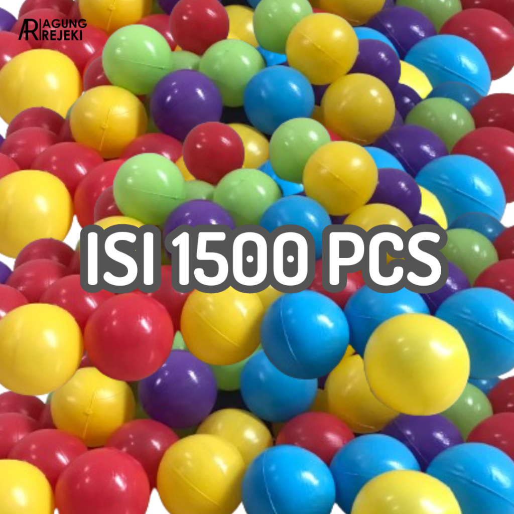 (MURAH) Paket Mandi Bola Anak isi 1500 pcs SNI | Mainan Anak Bola Kecil Kualitas Tebal Terlaris