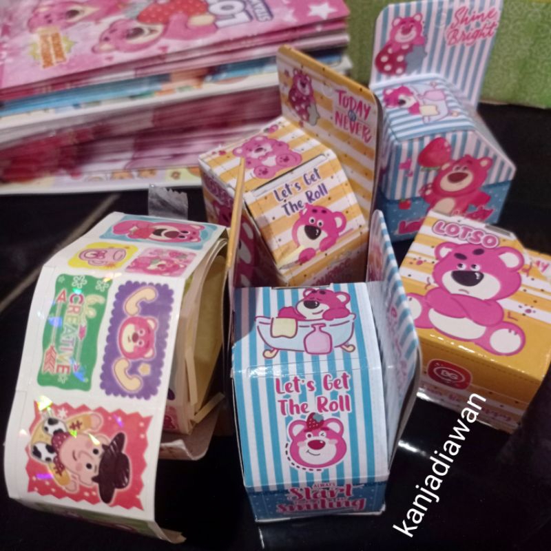 

Rolling Sticker Sanrio Lotso Molang Mixue Momo LITTLE PONY Stiker Gulung