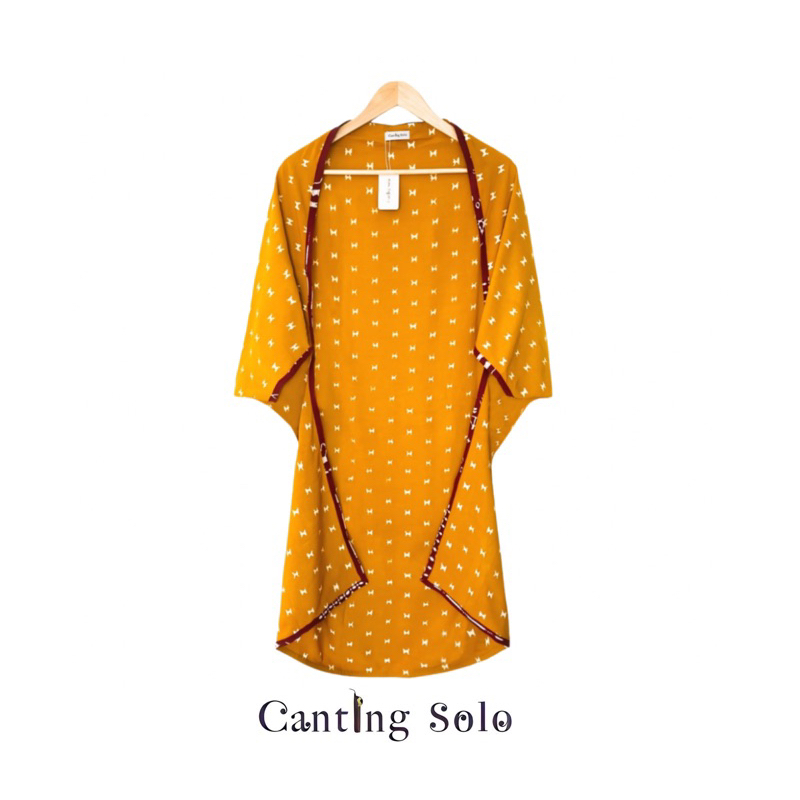 Batik Sinara Outer Batik Kerja, Pesta Wanita Hijab Stylish batik modern jumbo Bigsize Batik Cap Rayo