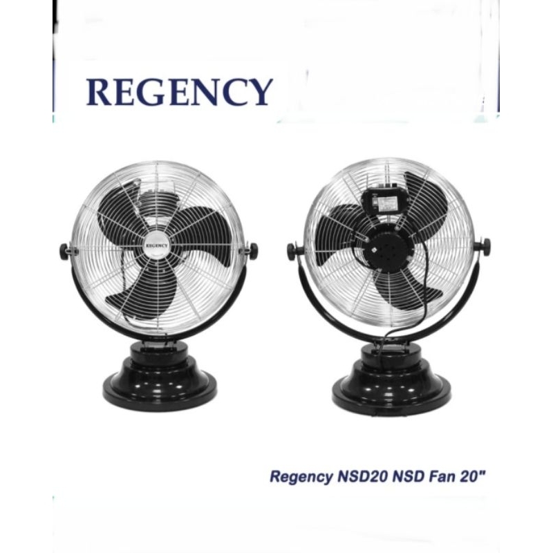 REGENCY : NSD20 KIPAS ANGIN DUDUK TORNADO BESI SWING NSD 20 INCH