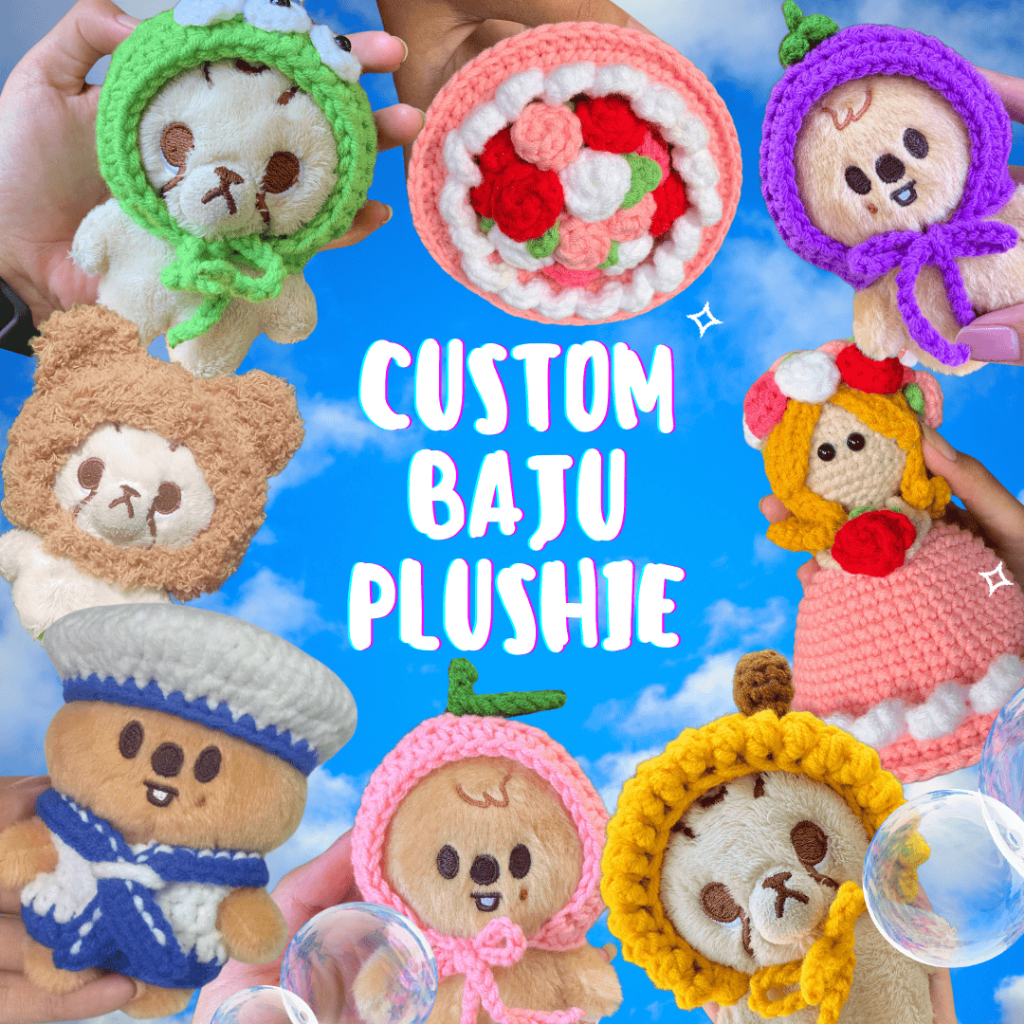 Custom Baju Plushie 10cm
