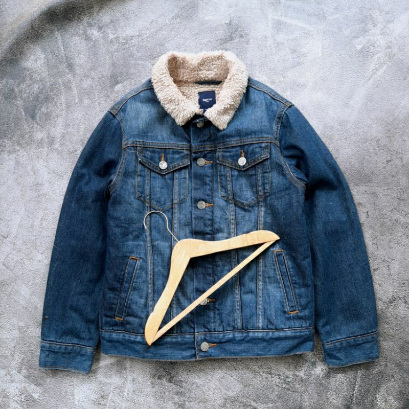 GAP Denim Sherpa Jacket