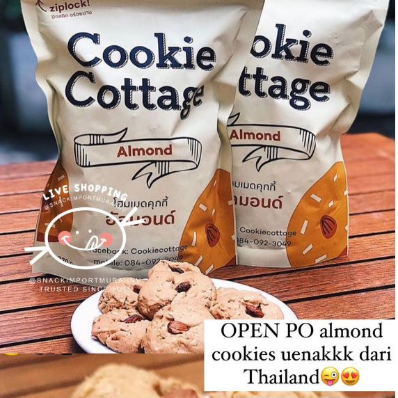 

Cookie Cottage Almond