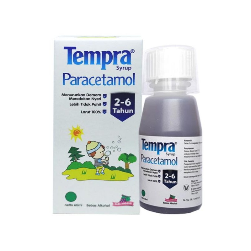 Tempra syrup Paracetamol rasa anggur