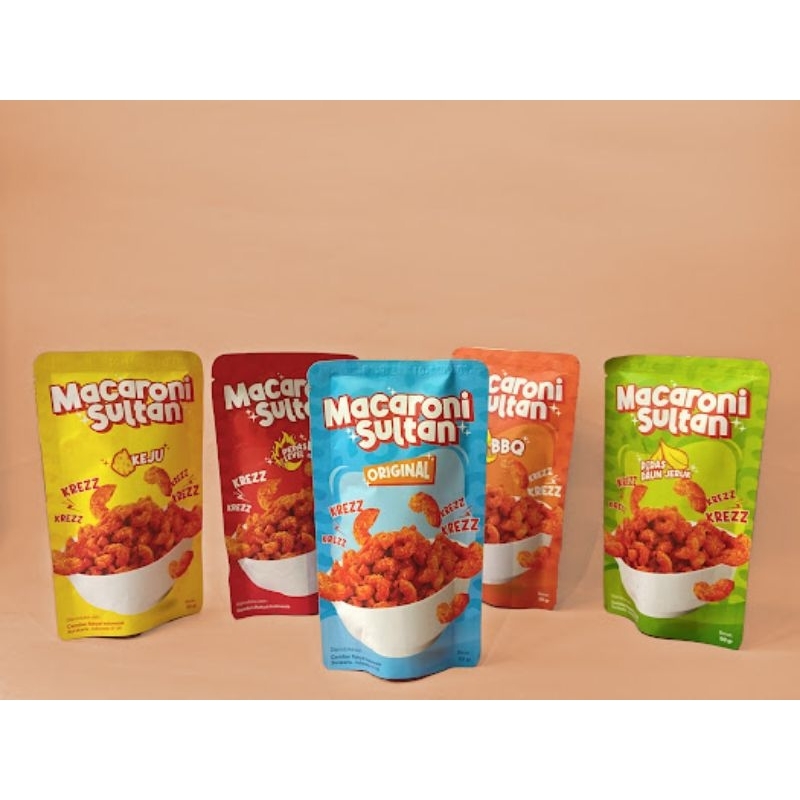 

Makaroni isi 5 (pedas,keju,original,BBQ,Daun jeruk)