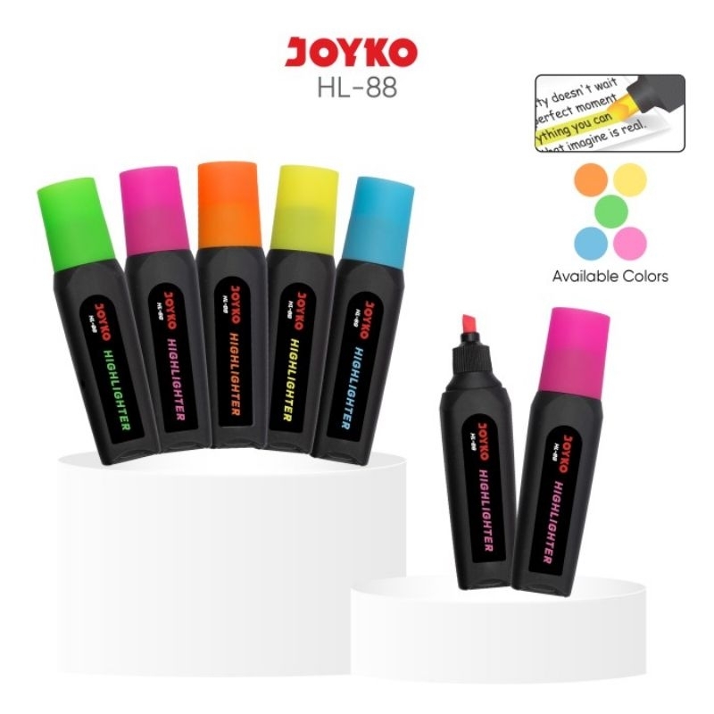 

Penanda Berwarna Highlighter Joyko HL-88