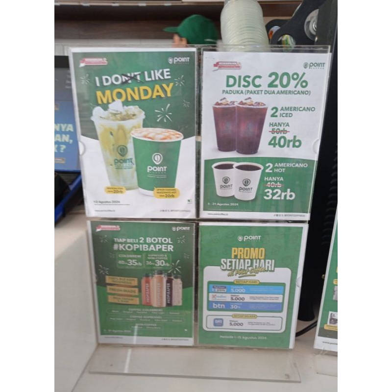 

Frame Akrilik Dagangan / Promosi/Pengumuman