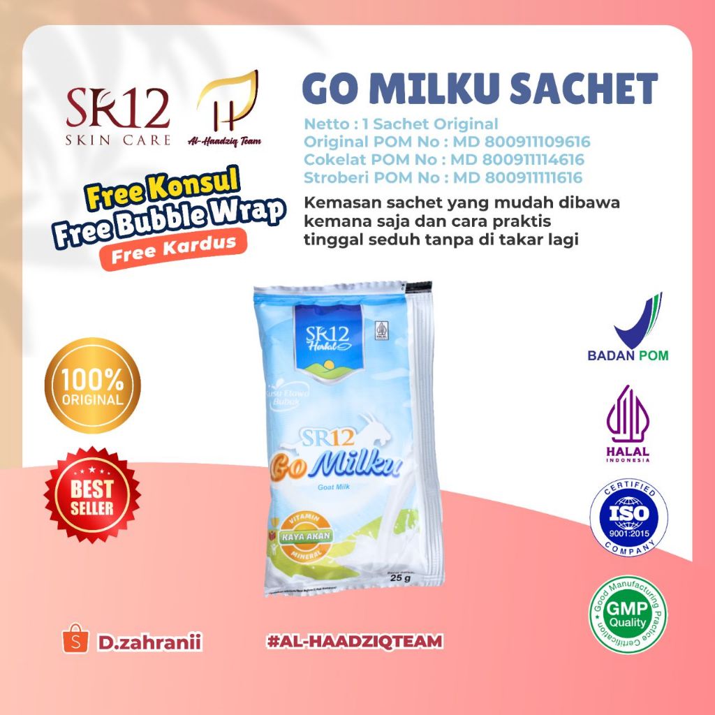 

SR12 SUSU KAMBING GO MILKU SUSU KAMBING BUBUK SACHET SUSU KAMBING ETAWA BUBUK HALAL EKONOMIS