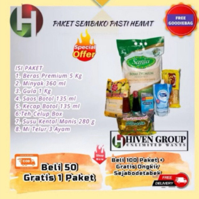 

PAKET SEMBAKO PASTI HEMAT