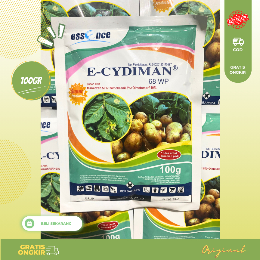 Fungisida sistemik E-CYDIMAN 68WP 100g