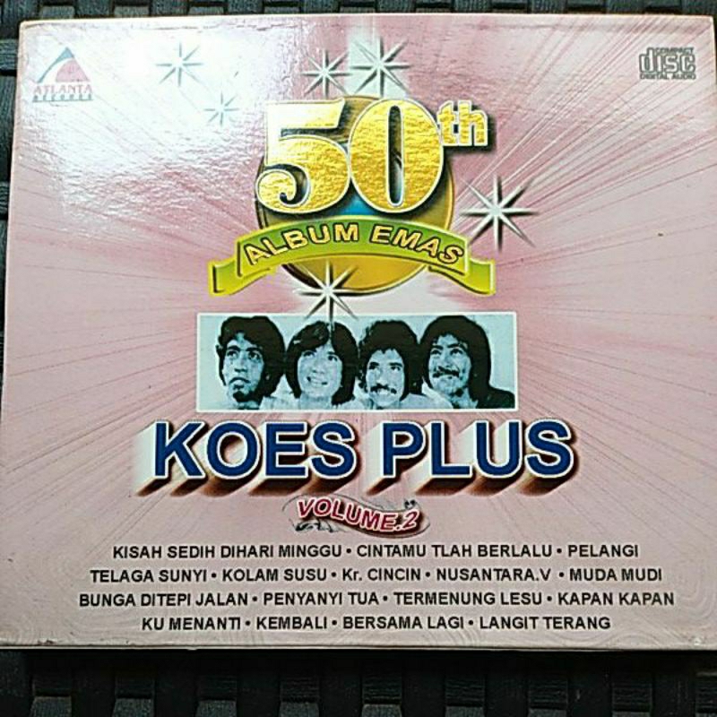 KOES PLUS 50TH ALBUM EMAS. CD ORIGINAL