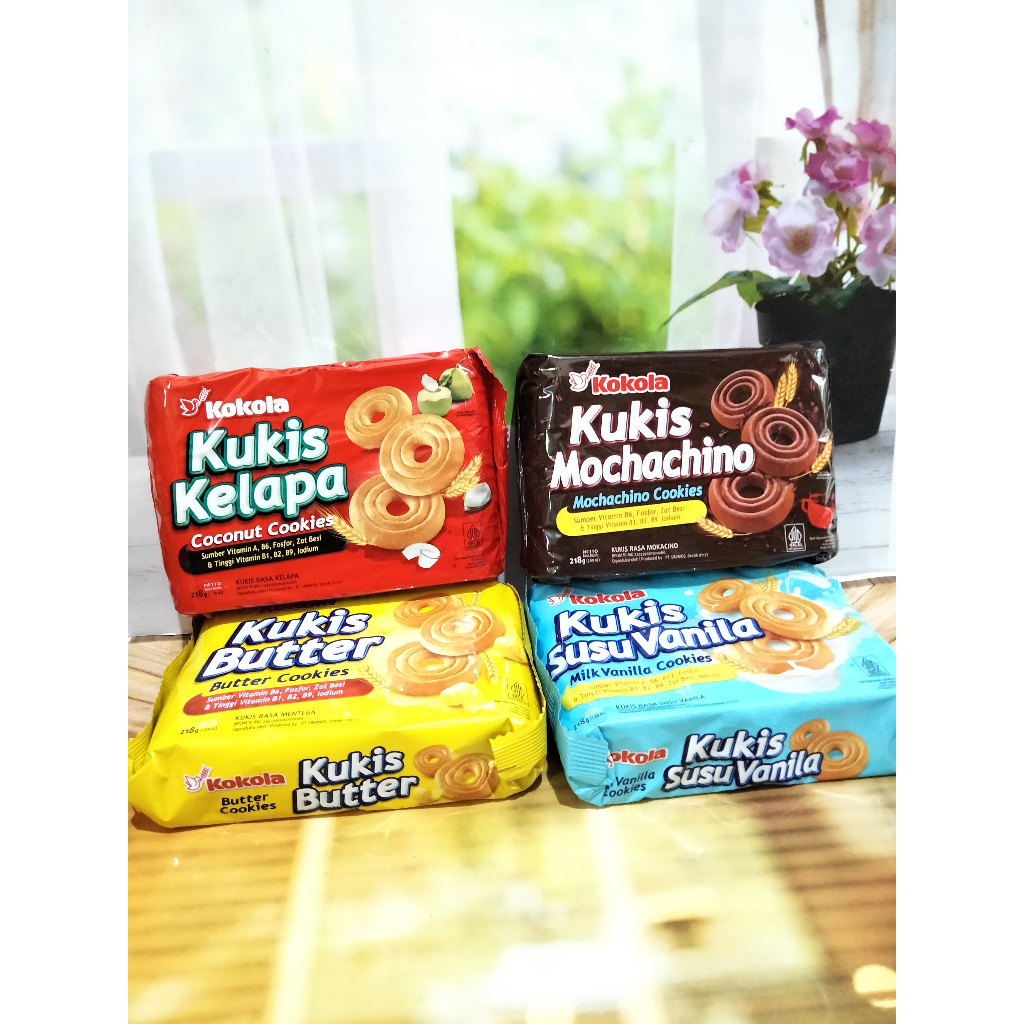 

Kokola Kukis 218 gr KOKOLA BUTTER KELAPA MOCHACHINO SUSU