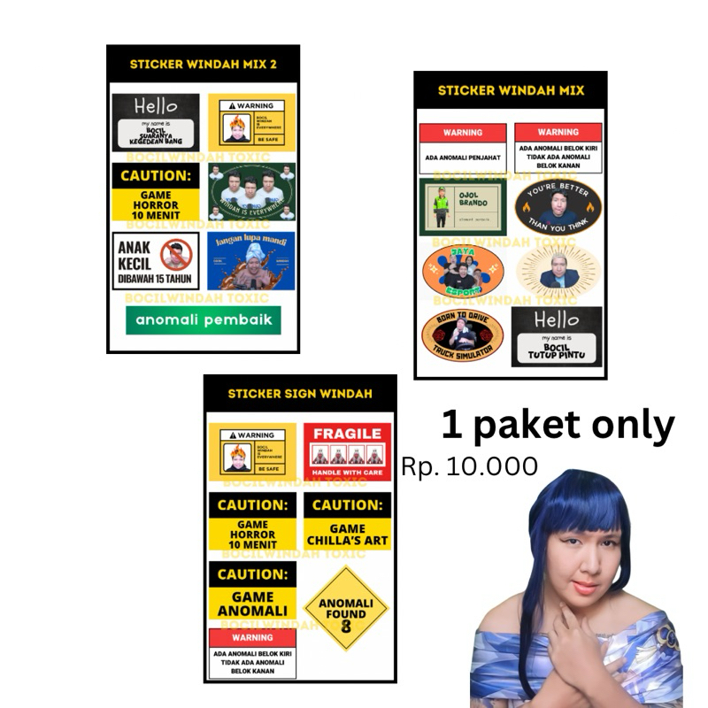 

STICKER WINDAH PAKET 2