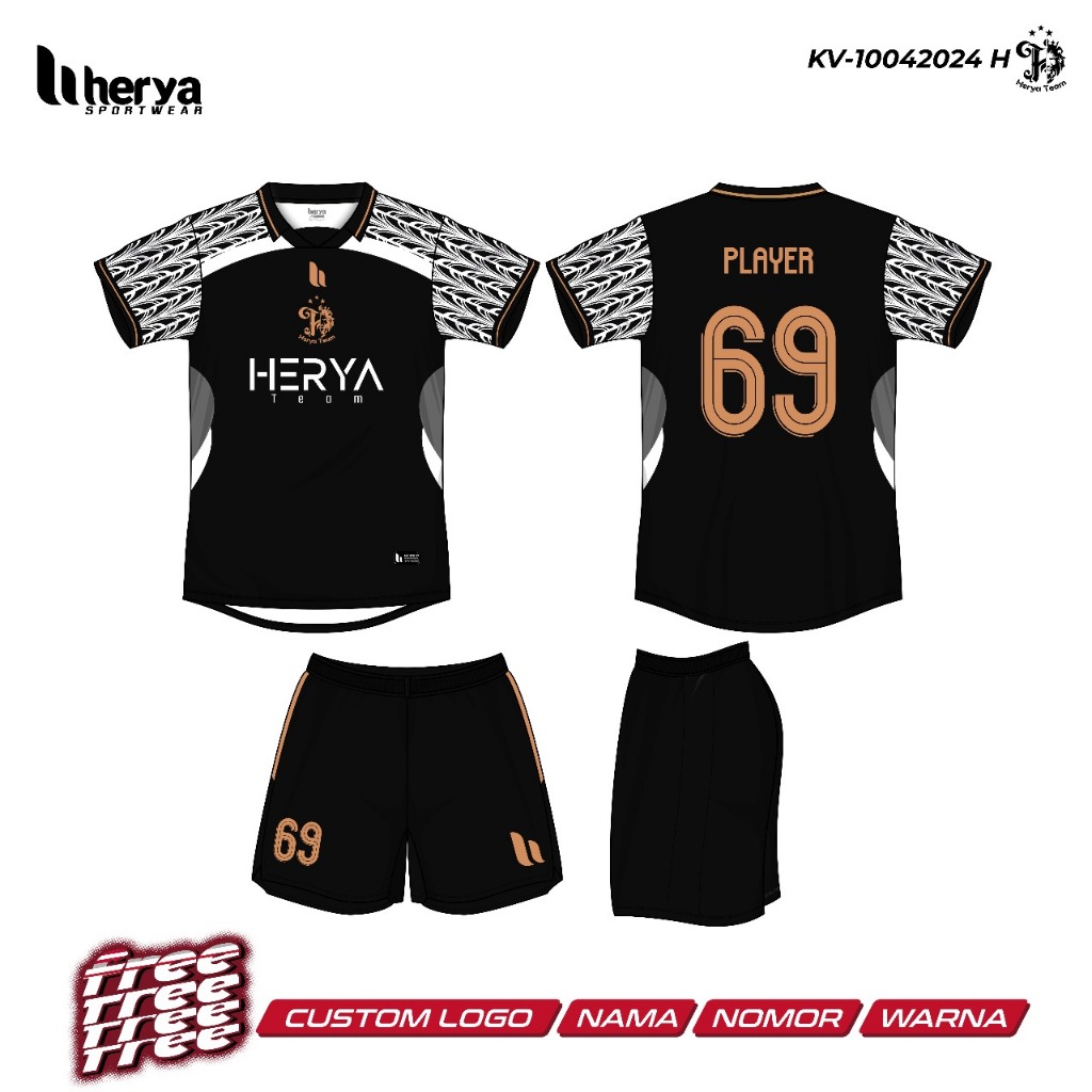 Jersey Gaya Retro Custom Bisa Satuan | Full Printing | Jersey Futsal | Jersey Sepak Bola | Jersey Ke