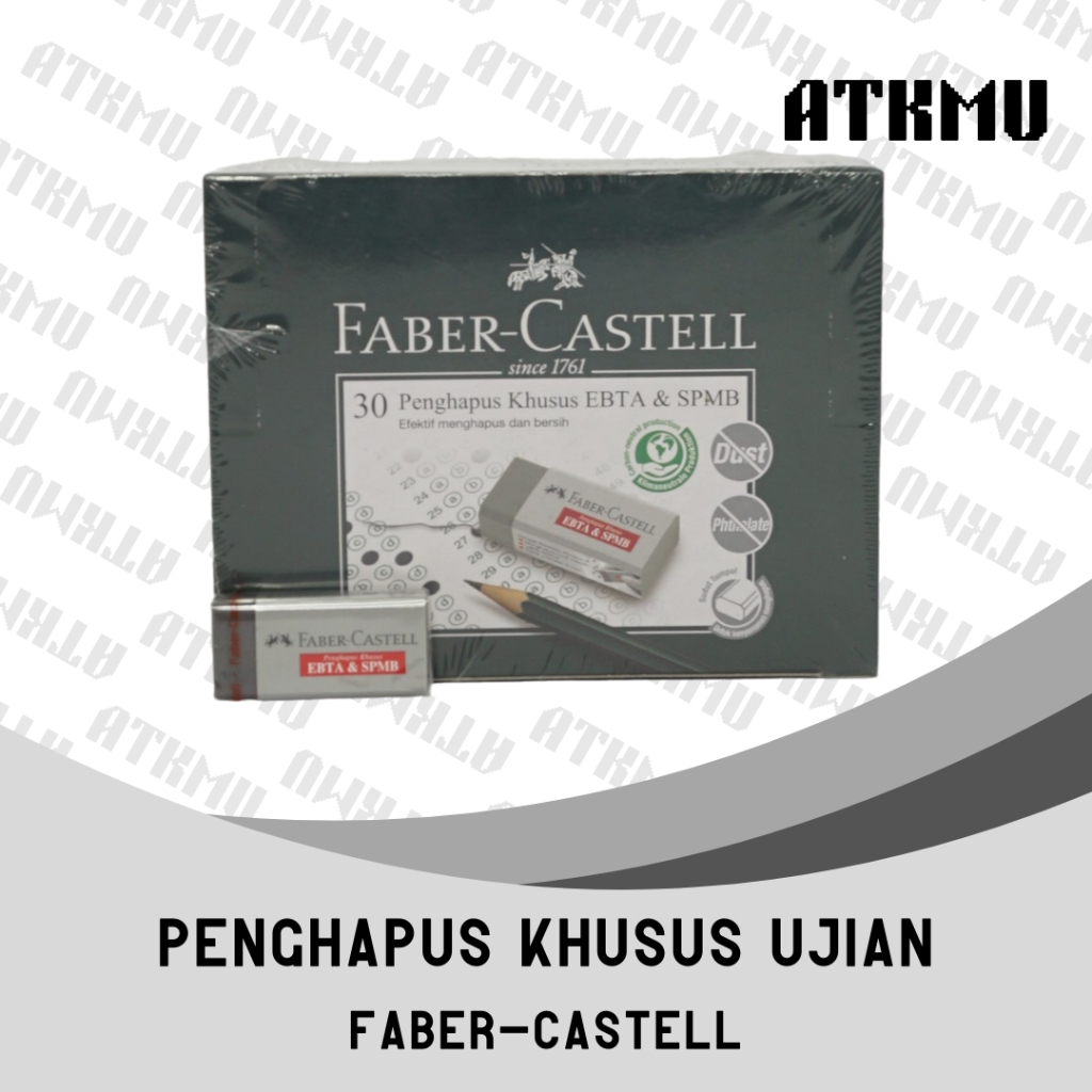 

Penghapus Faber-Castell Abu-Abu / Penghapus Faber-Castell Khusus EBTA & SPMB