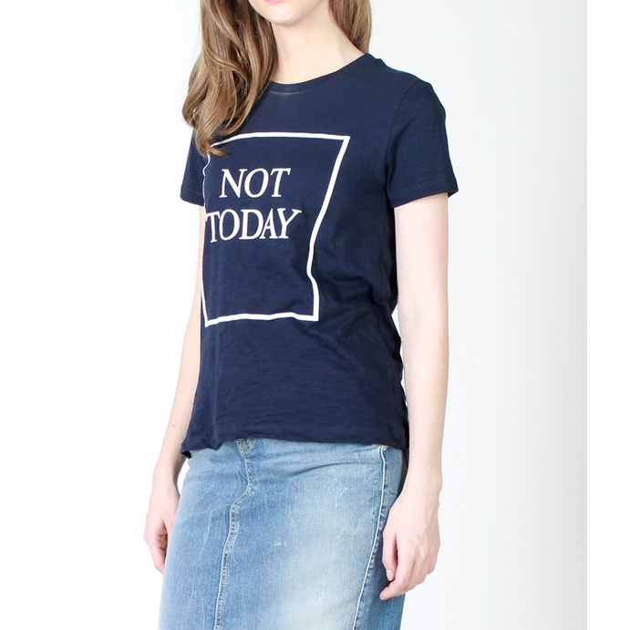 Logo Jeans Kaos Wanita Chic Navy 12569L4NA