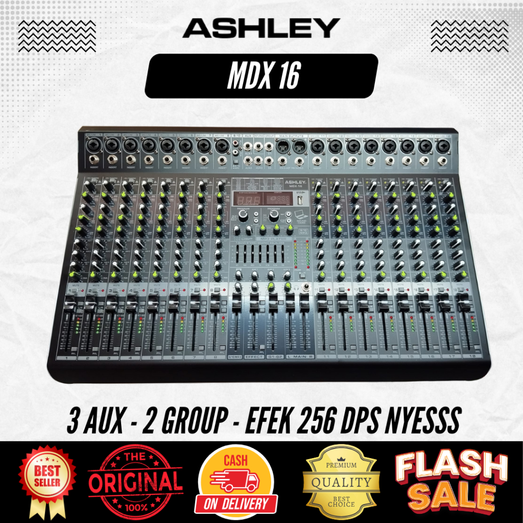 Mixer 16 Channel Ashley MDX 16