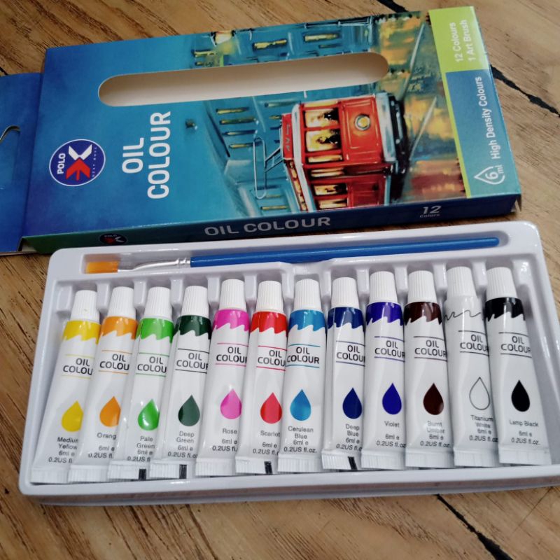 

Cat Minyak dan kuas POLO 6ml. NM-888