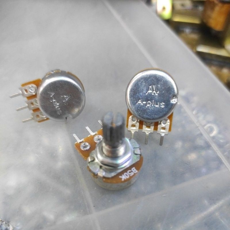 Potensiometer Mono 50k Potensio 50 K Aplus Pendek