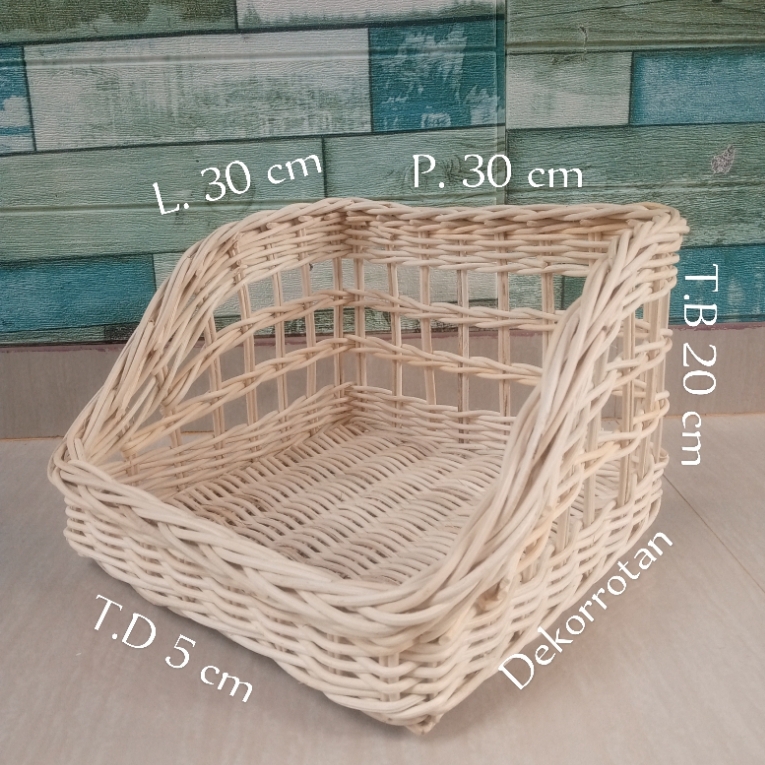 keranjang rotan kotak wadah seserahan hantaran buah pernikahan besar