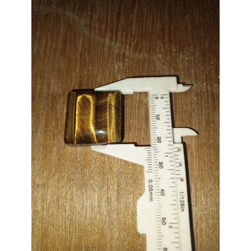 batu kotak tiger eye bulu macan